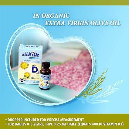 Allkidz Naturals - Vitamin D3 Drops 25 mL