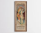 Alphonse Mucha La Samaritaine Vintage Theatre Poster: Framed Art Print