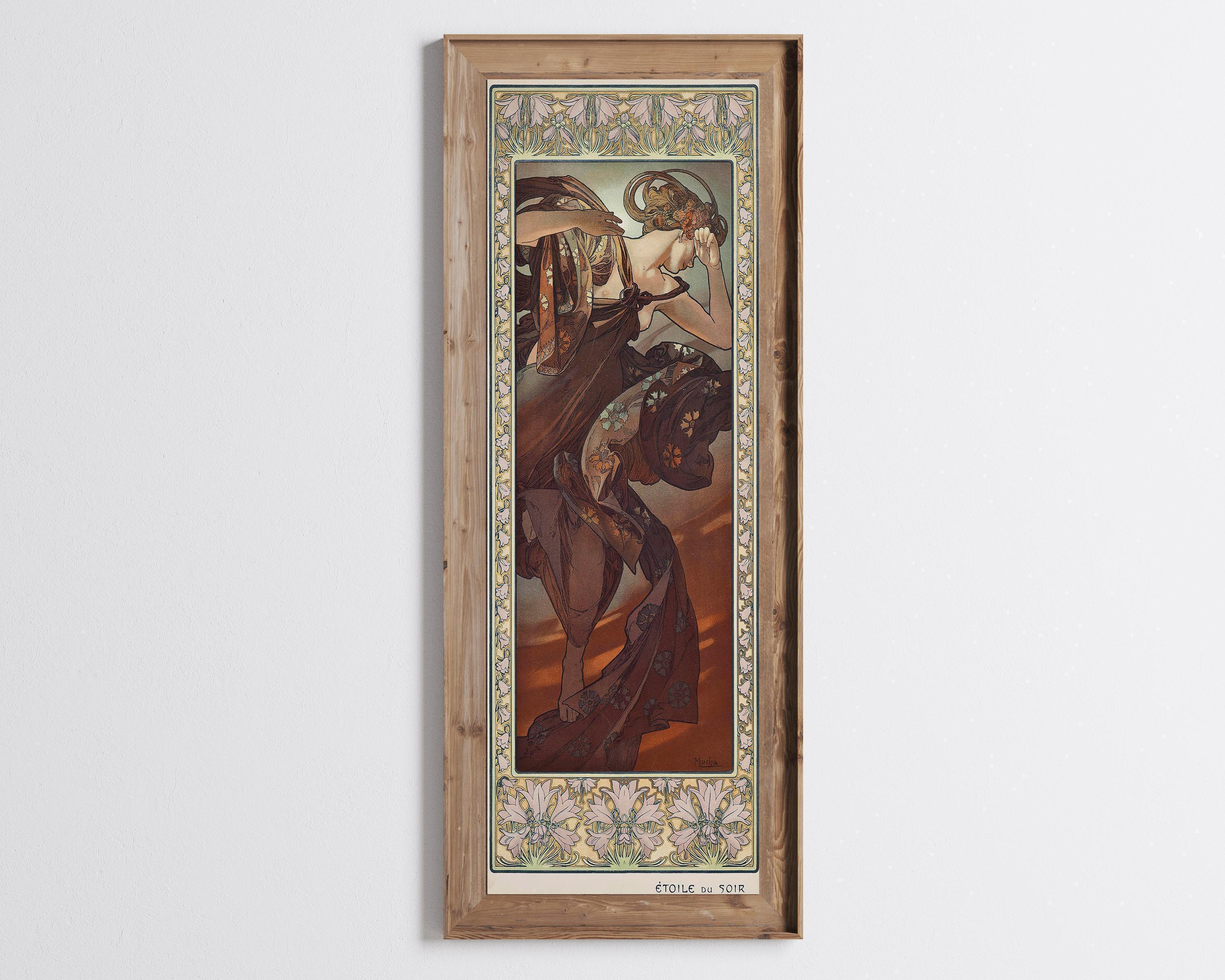 Alphonse Mucha - L'Etoile du Soir Art Nouveau Vintage Poster