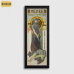 Alphonse Mucha Medee Vintage Theatre Poster: Framed Art Nouveau Print