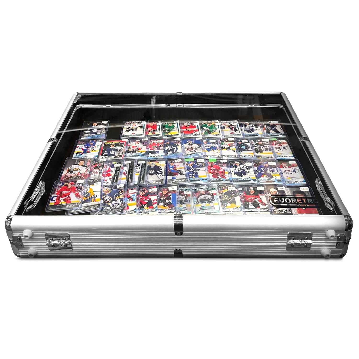 EVORETRO Aluminum Acrylic Clear Top Display Vendor Trade Show showcase
