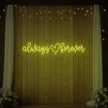 Always Heart Forever Neon Sign