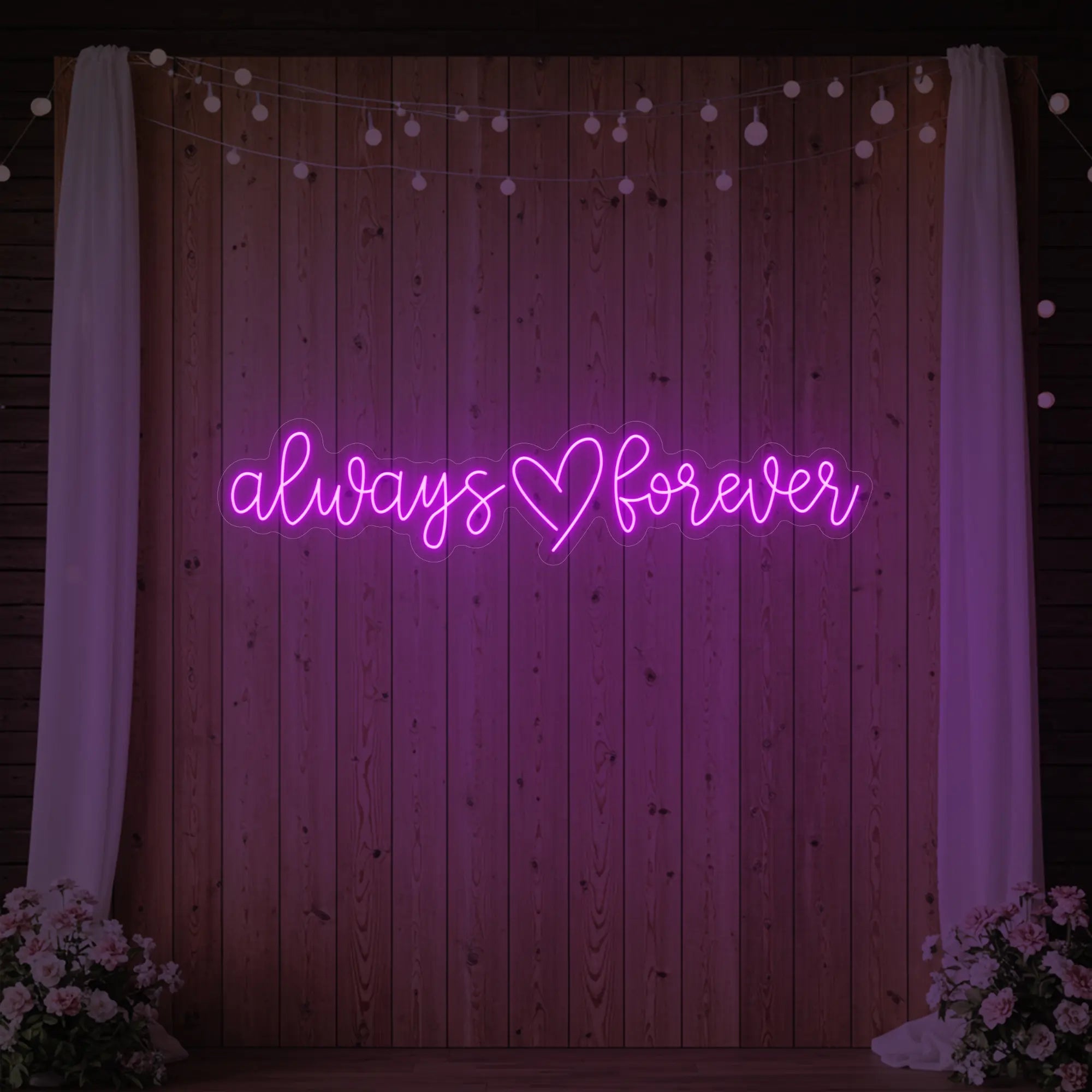 Always Heart Forever Neon Sign