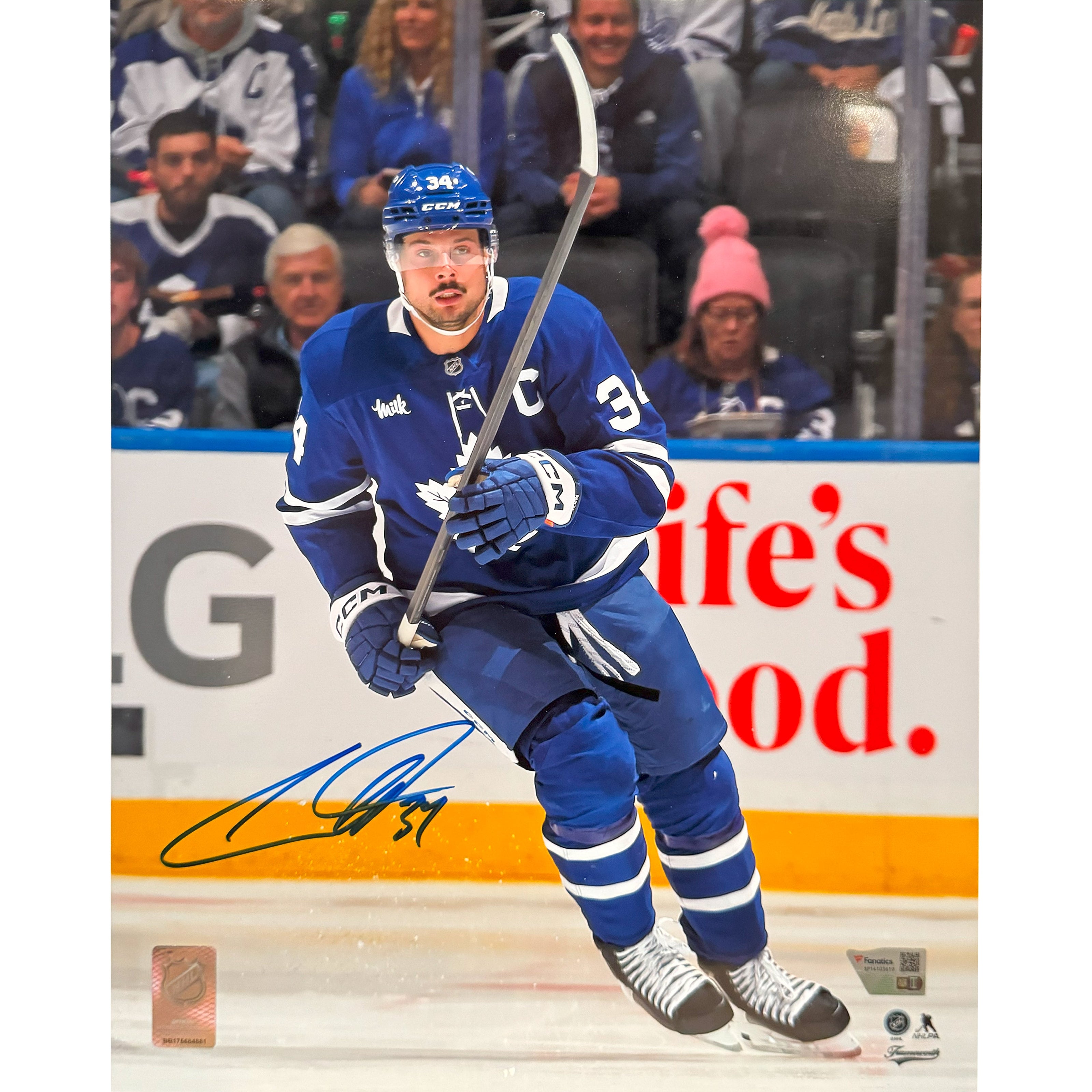 Auston Matthews Autographed Toronto Maple Leafs 