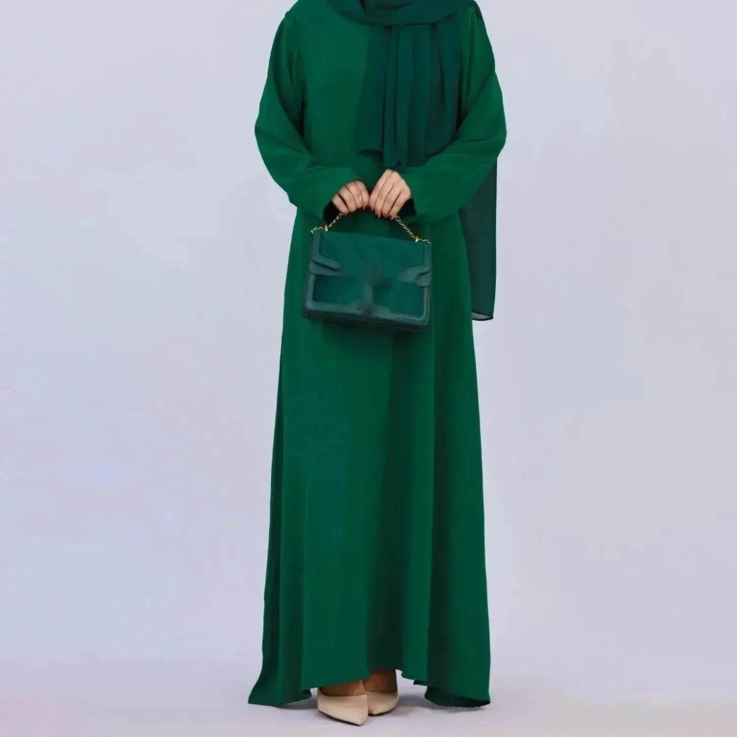 Middle East Dubai Turkey Multi-color Plus Size Women's Dress