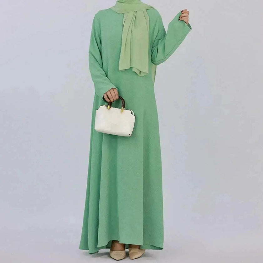 Middle East Dubai Turkey Multi-color Plus Size Women's Dress