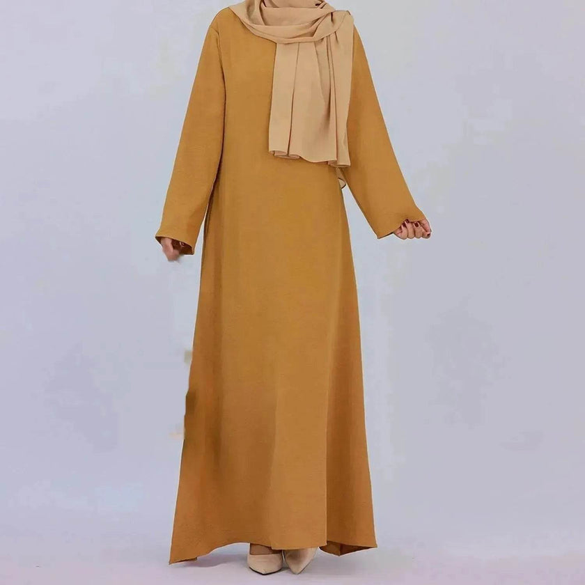 Middle East Dubai Turkey Multi-color Plus Size Women's Dress