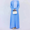 Middle East Dubai Turkey Multi-color Plus Size Women's Dress
