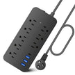 America Household Power Surge Protector Socket with USB Port.