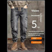 American Retro Ankle-tied Jeans Men