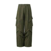 American Retro Loose Side Pocket Wide-leg Cargo Pant for men