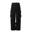 American Retro Loose Side Pocket Wide-leg Cargo Pant for men