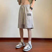 American Retro Shorts Male Student Hong Kong Style Trendy Fashion Fifth Pants Casual