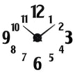 American Style Creative Three-Dimensional Decoration DIY Mirror Wall Stickers Nordic Clocks