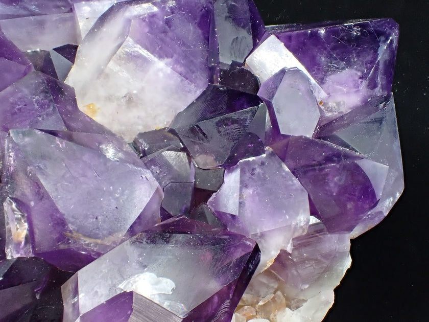 Amethyst Cluster with Deep Purple Zoning & White Matrix, Congo 4.62 kg, 10