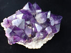 Amethyst Cluster with Deep Purple Zoning & White Matrix, Congo 4.62 kg, 10