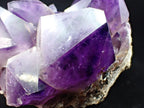 Amethyst Cluster with Deep Purple Zoning & White Matrix, Congo 4.62 kg, 10