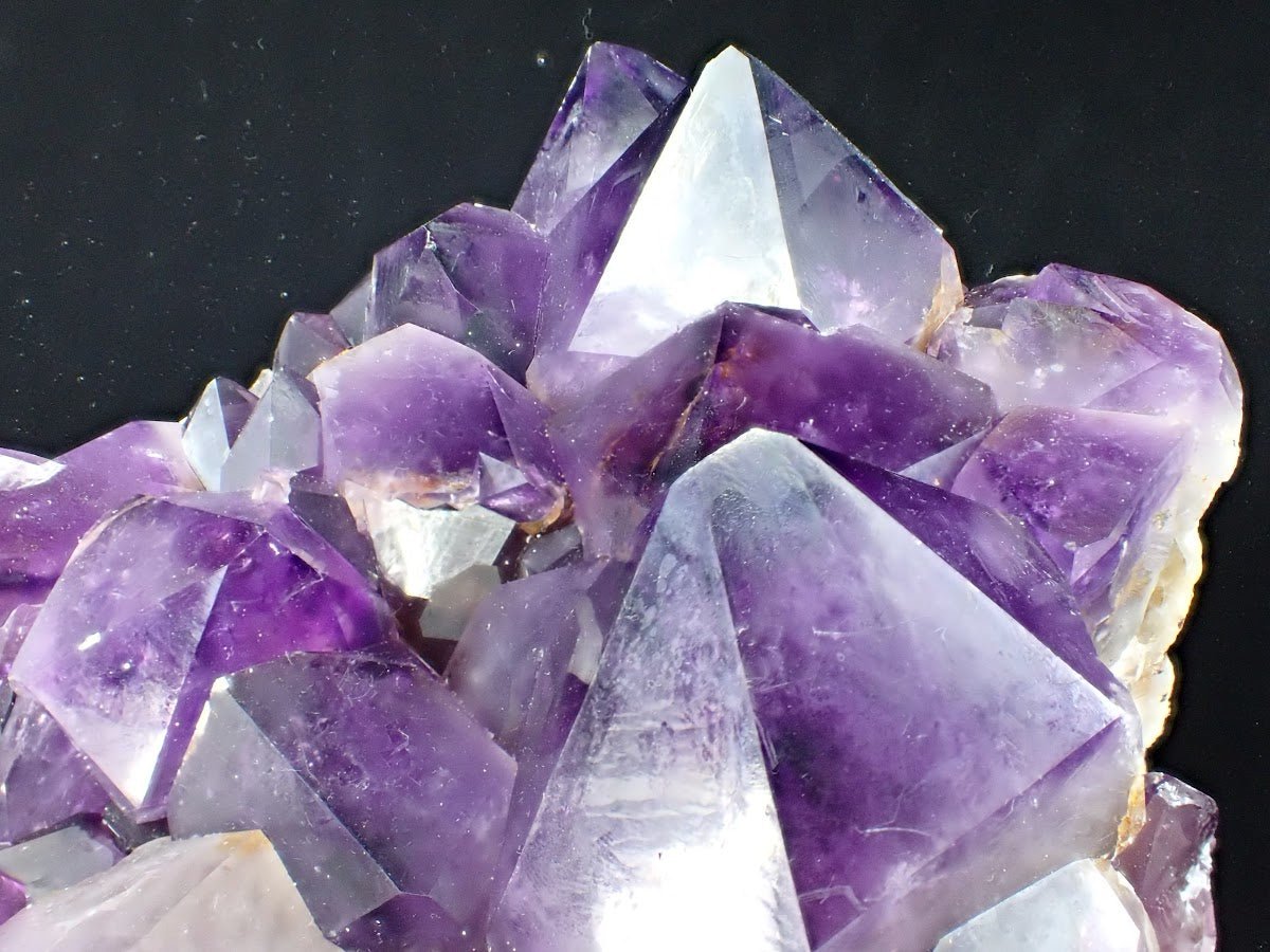 Amethyst Cluster with Deep Purple Zoning & White Matrix, Congo 4.62 kg, 10