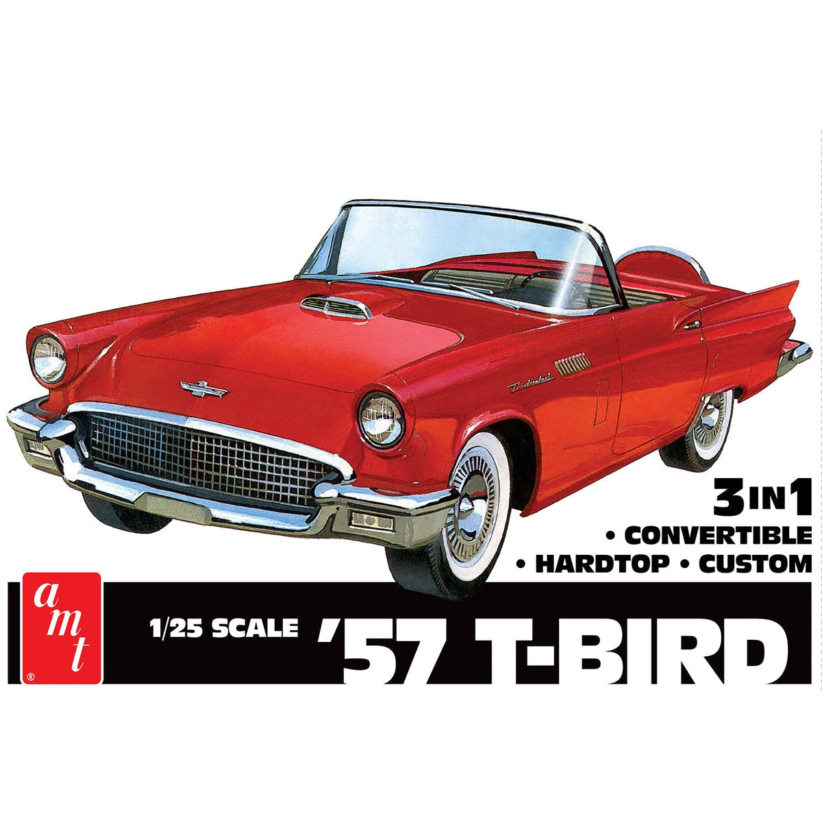 AMT 1957 Ford Thunderbird 1/25 scale Plastic Model Kit
