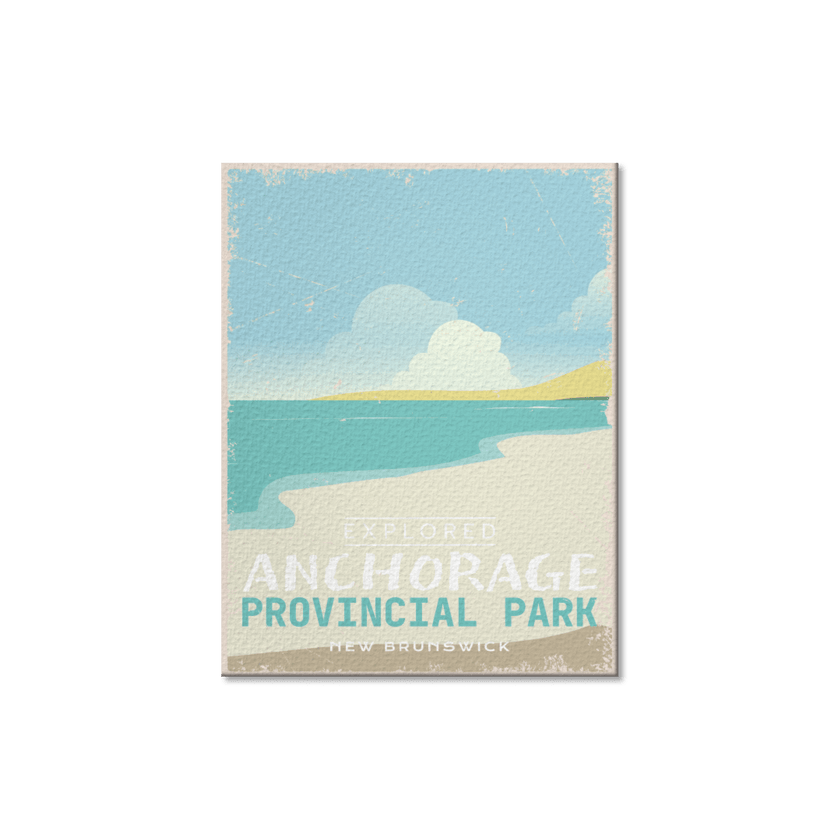 Anchorage New Brunswick Provincial Park Postcard, Canada Parks
