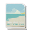 Anchorage New Brunswick Provincial Park Waterproof Vinyl Sticker, Canada Parks