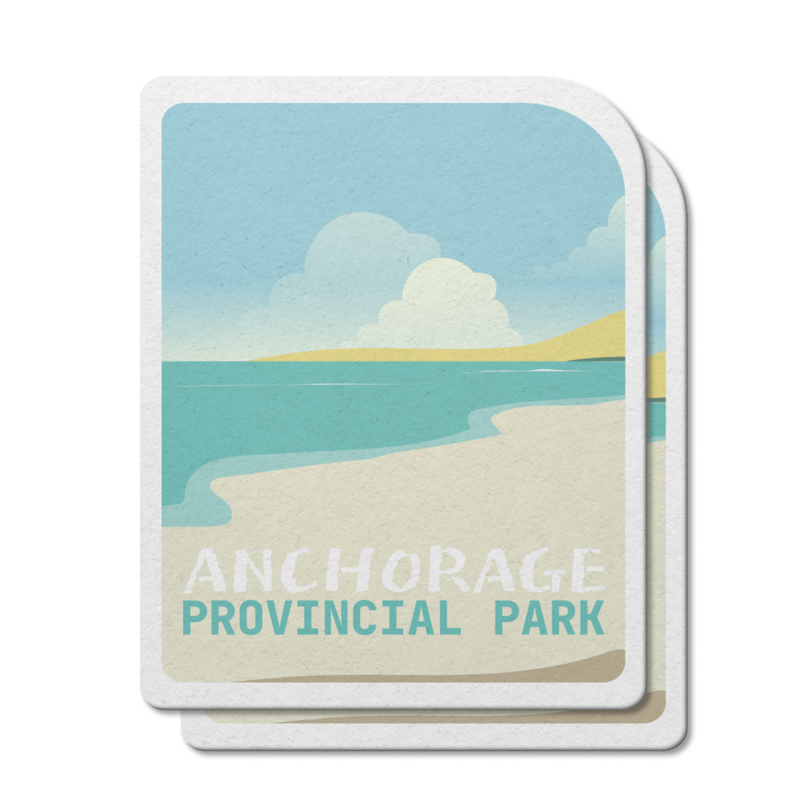 Anchorage New Brunswick Provincial Park Waterproof Vinyl Sticker, Canada Parks