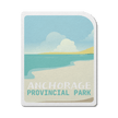 Anchorage New Brunswick Provincial Park Waterproof Vinyl Sticker, Canada Parks