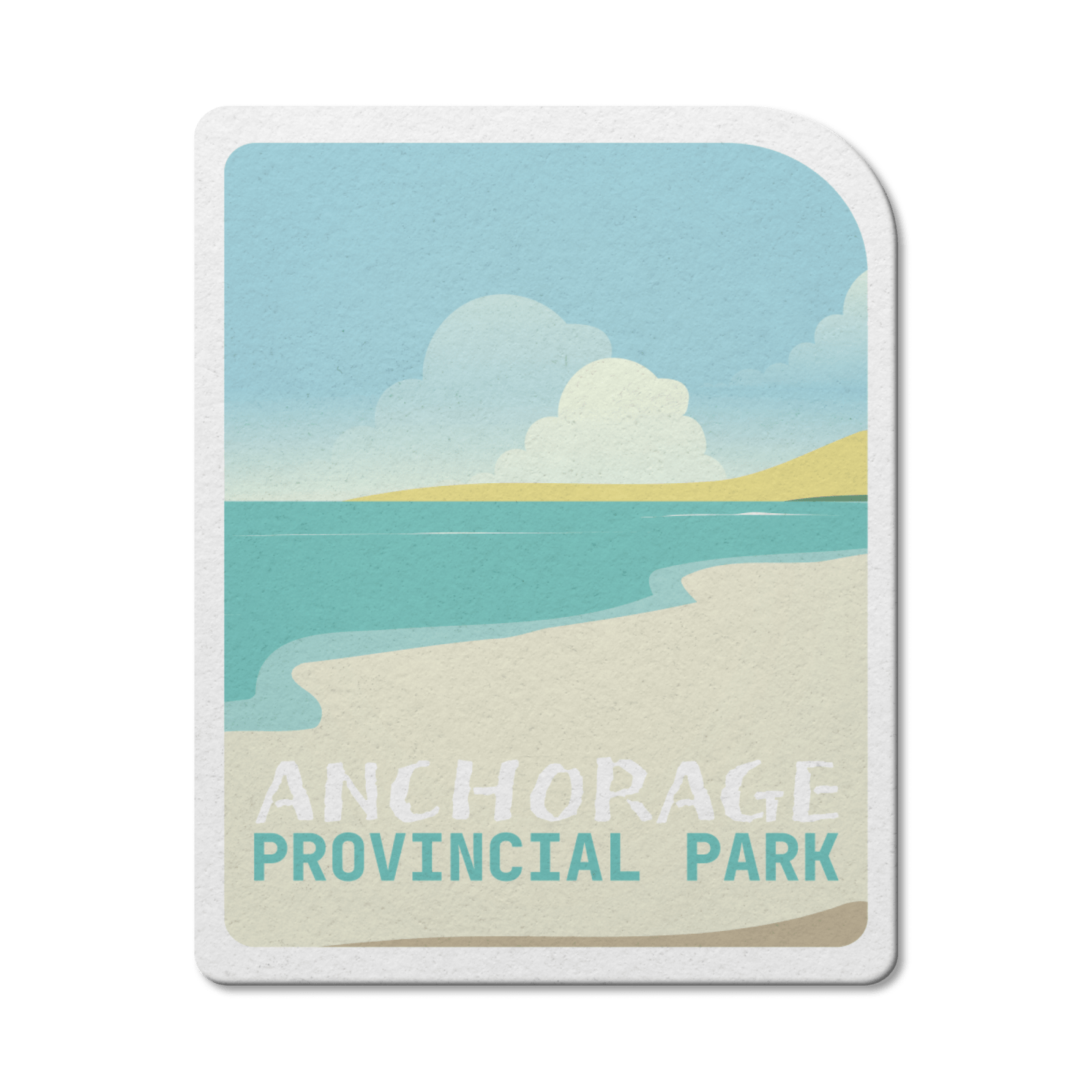 Anchorage New Brunswick Provincial Park Waterproof Vinyl Sticker, Canada Parks