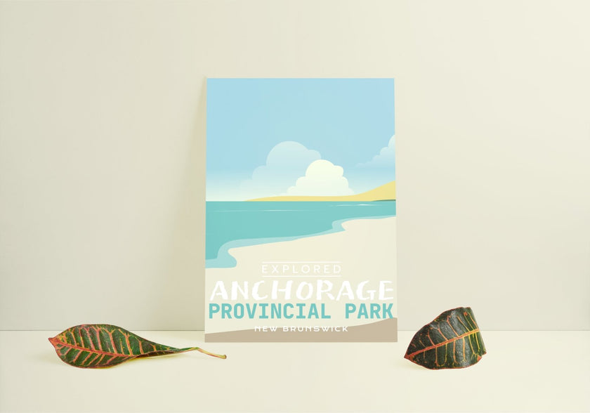 Anchorage Provincial Park 'Explored' Poster, Canada Parks