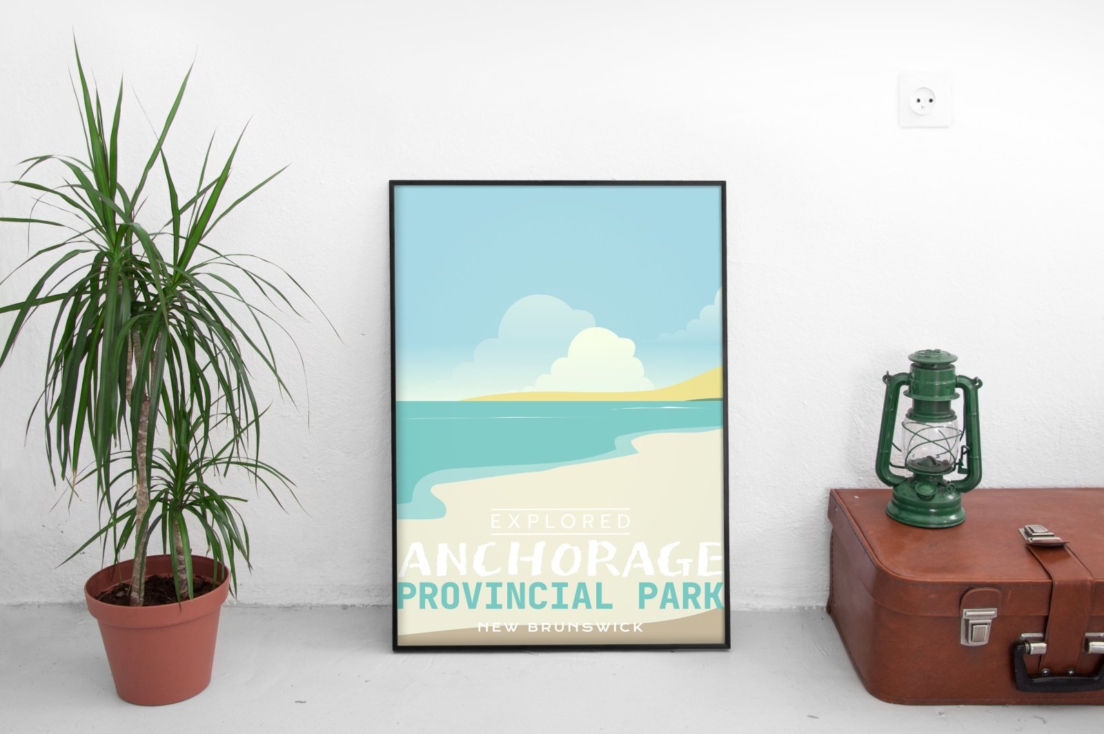 Anchorage Provincial Park 'Explored' Poster, Canada Parks