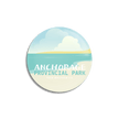 Anchorage Provincial Park of New Brunswick Pinback Button, Canada Parks