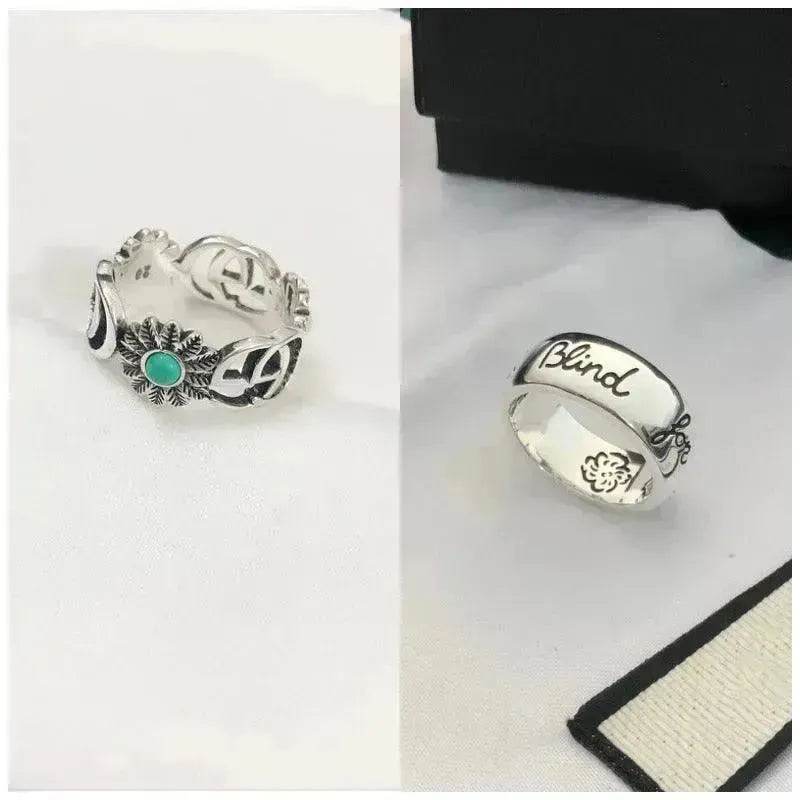 Ancient Daisy Silver Ring