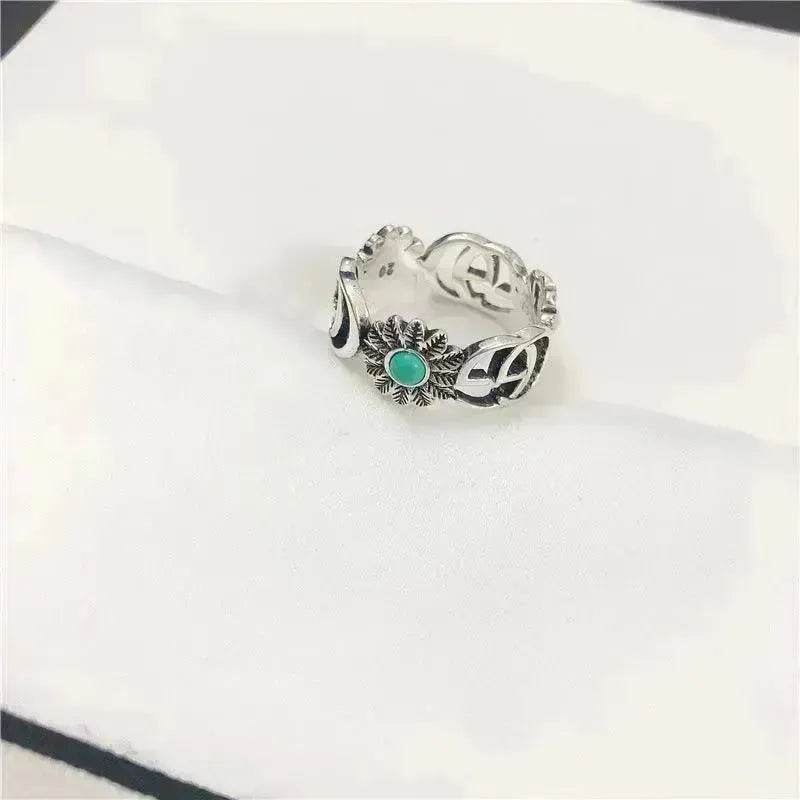 Ancient Daisy Silver Ring