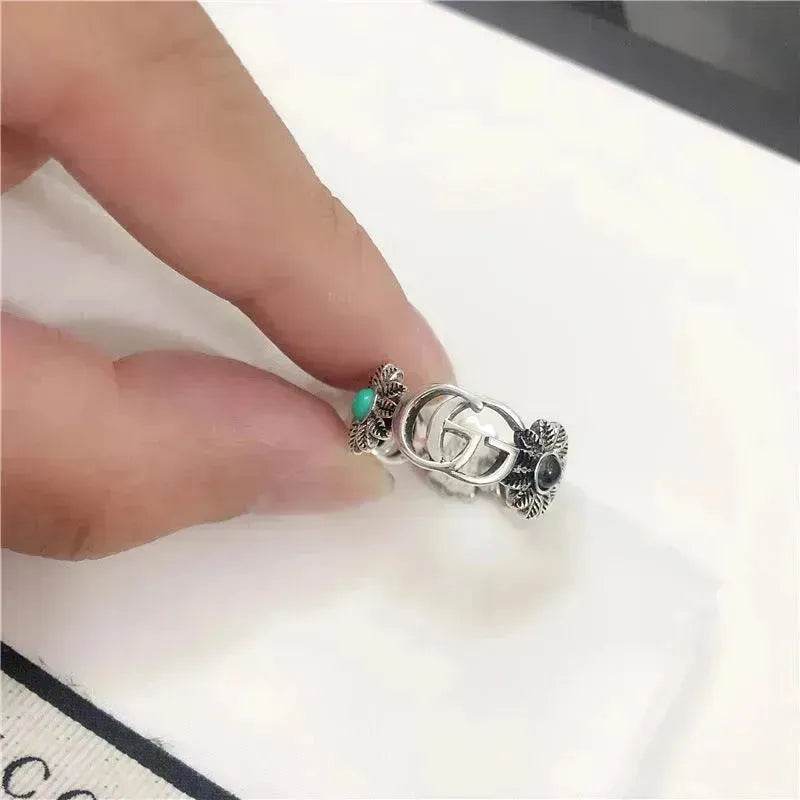 Ancient Daisy Silver Ring