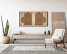 Ancient Quran Calligraphy Art Print: North African Islamic Design, Giclee Fine Art