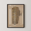 Ancient Quran Page Giclee Print: Islamic Calligraphy Art, Framed Option