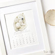 2026 Desk Calendar: Baby & Mommy