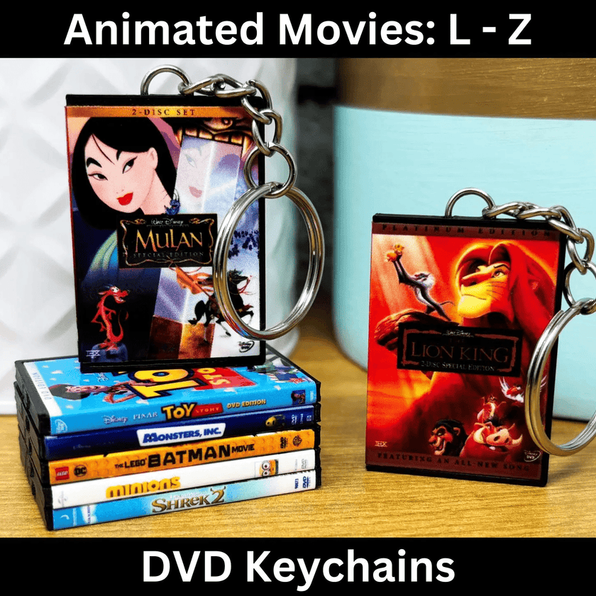 Animated Movies (L-Z) Keychains