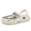 Anti-Slip EVA Clog Beach Shoes – Thick Platform Sole, Non-Slip | Khaki, Black, Beige | EU 40–45