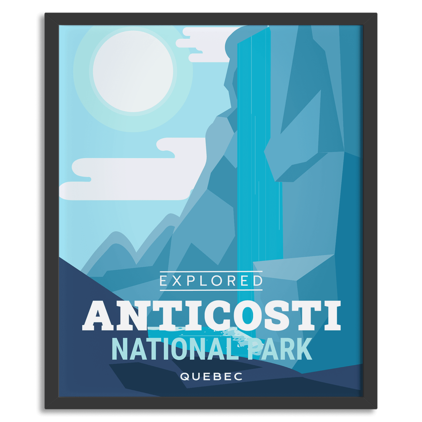 Anticosti National Park 'Explored' Poster, Canada Parks
