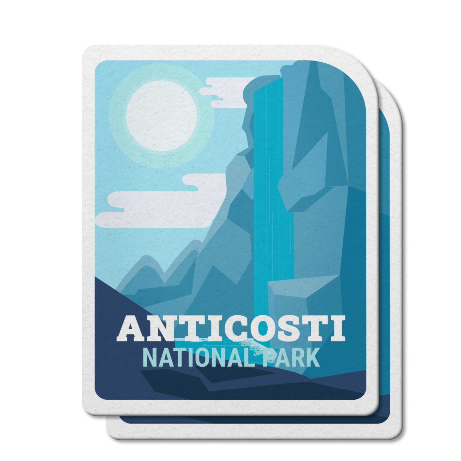 Anticosti Quebec National Park Waterproof Vinyl Sticker, Canada Parks