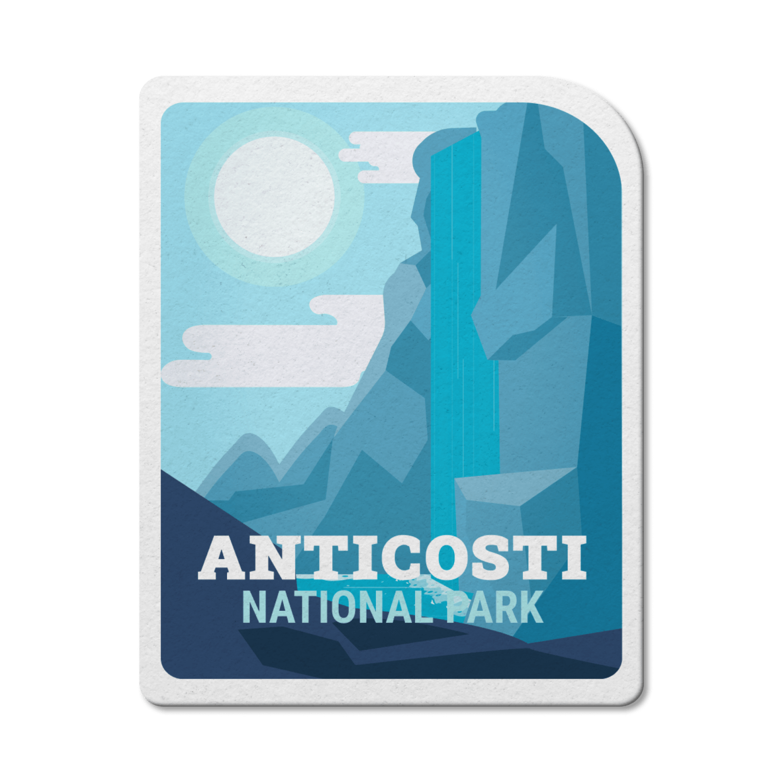 Anticosti Quebec National Park Waterproof Vinyl Sticker, Canada Parks