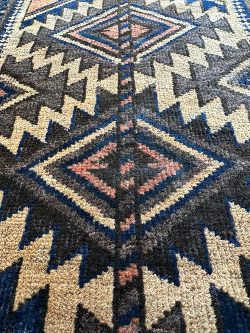 Antique Baluch Bag Face Rug | 1' 6