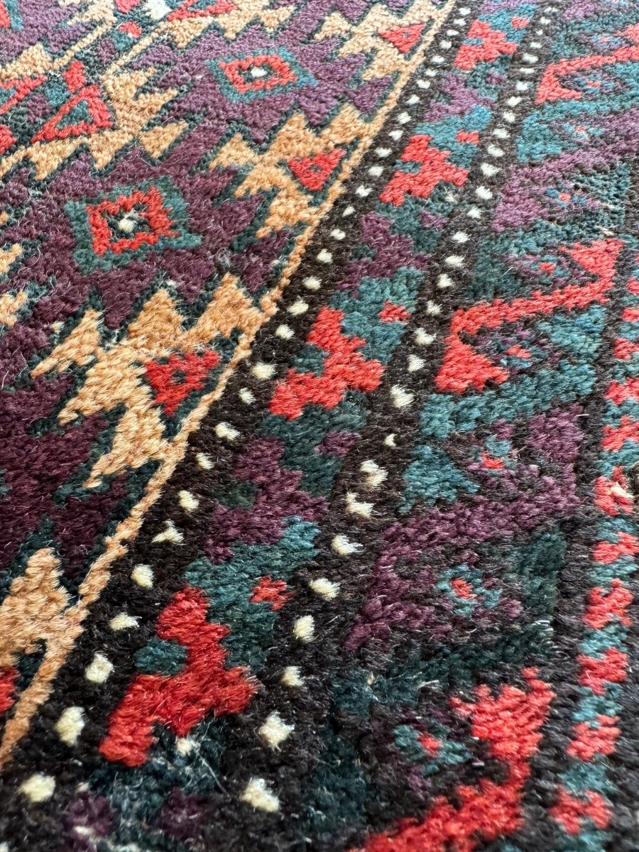 Antique Baluch Bag Face Rug | 1' 6