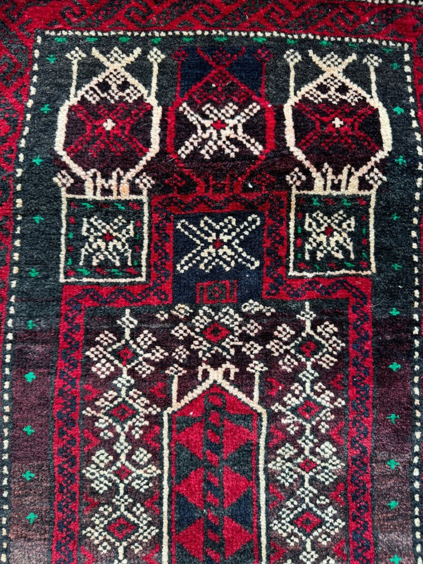 Antique Baluch Saddlebag | 1' 8