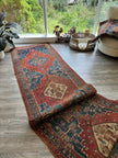 On Hold for Todd - Antique Bidjar Runner Rug | 3' 3