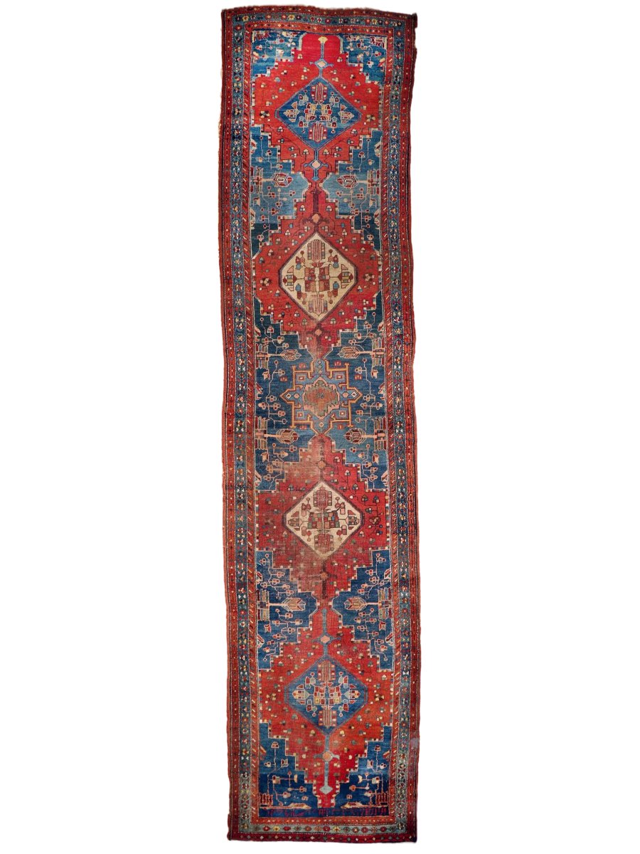 On Hold for Todd - Antique Bidjar Runner Rug | 3' 3