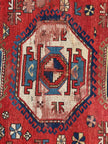 Antique Caucasian Karachov Kazak | 4' 11