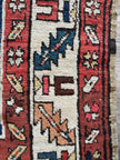 Antique Caucasian Kazak Rug | 3' 9