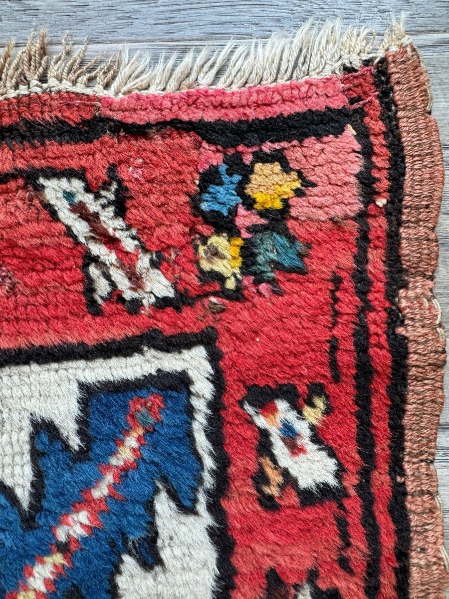Antique Caucasian Kazak Rug | 3' 9